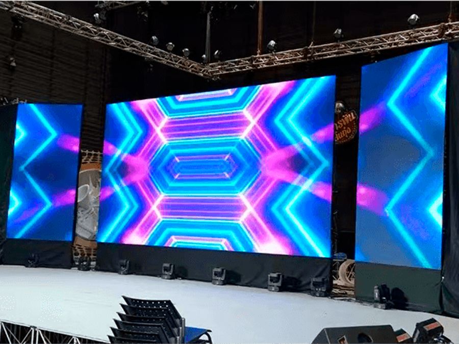 Pantallas LED modulares para escenario, ferias y conciertos